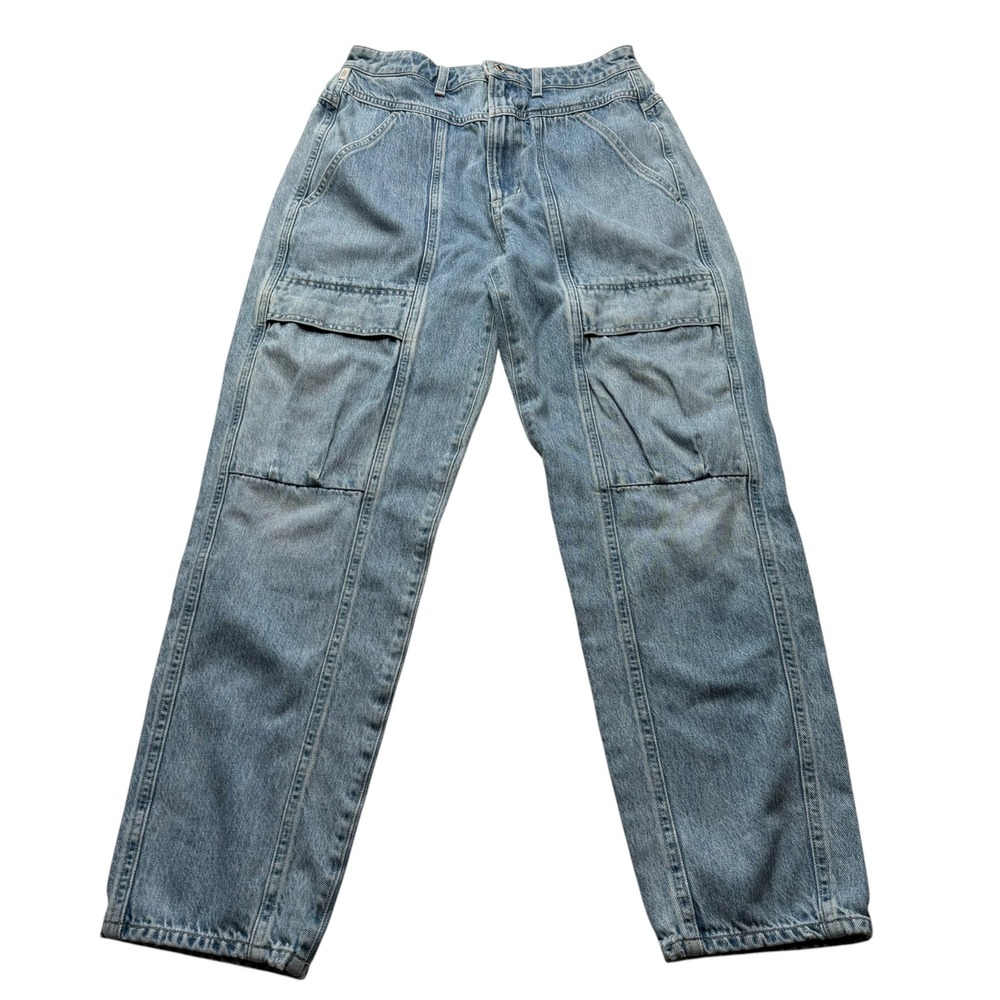CITIZENS OF HUMANITY Cargo Jeans Blue Utility High Rise Women's Size 27 Preppy